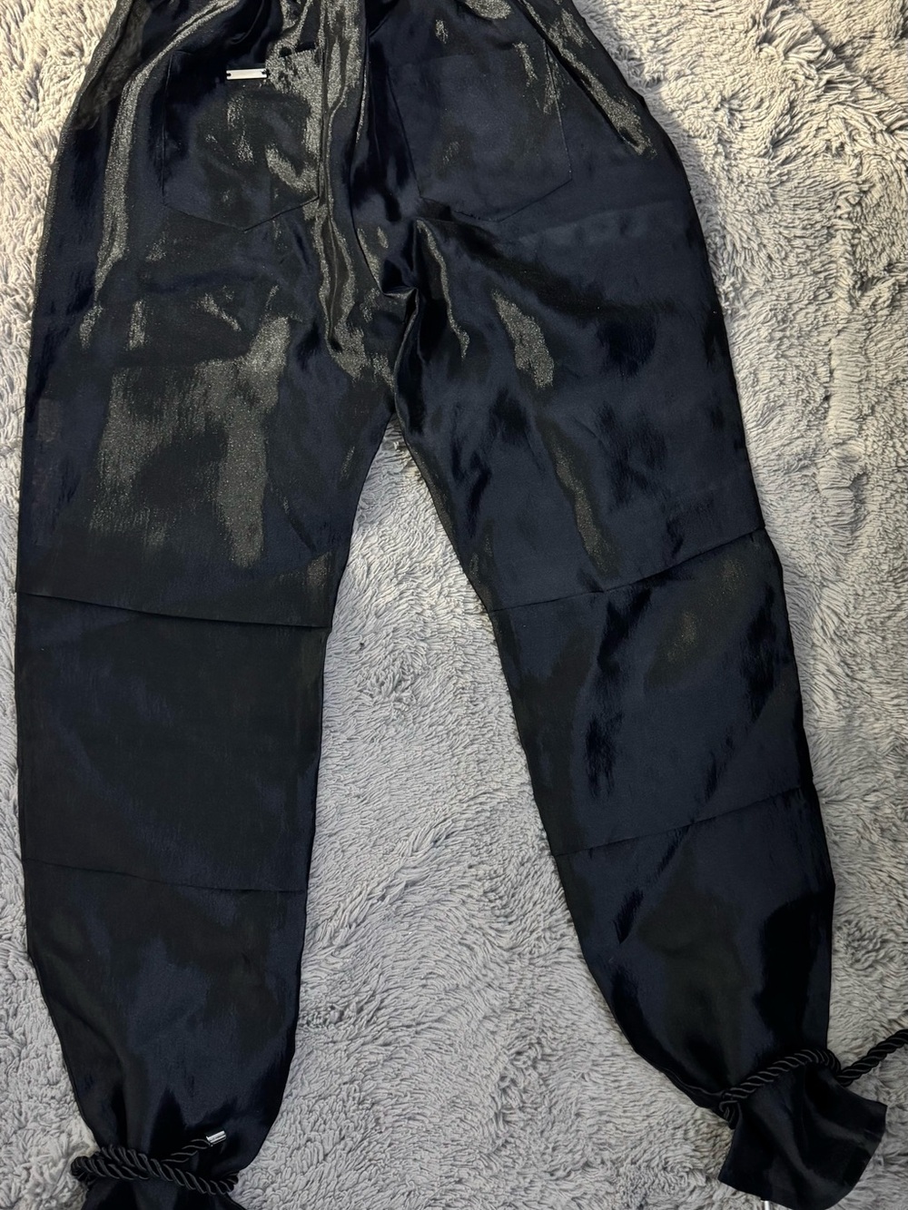 Manière De Voir Organza Mesh Cargo Pants - Picture 3 of 4